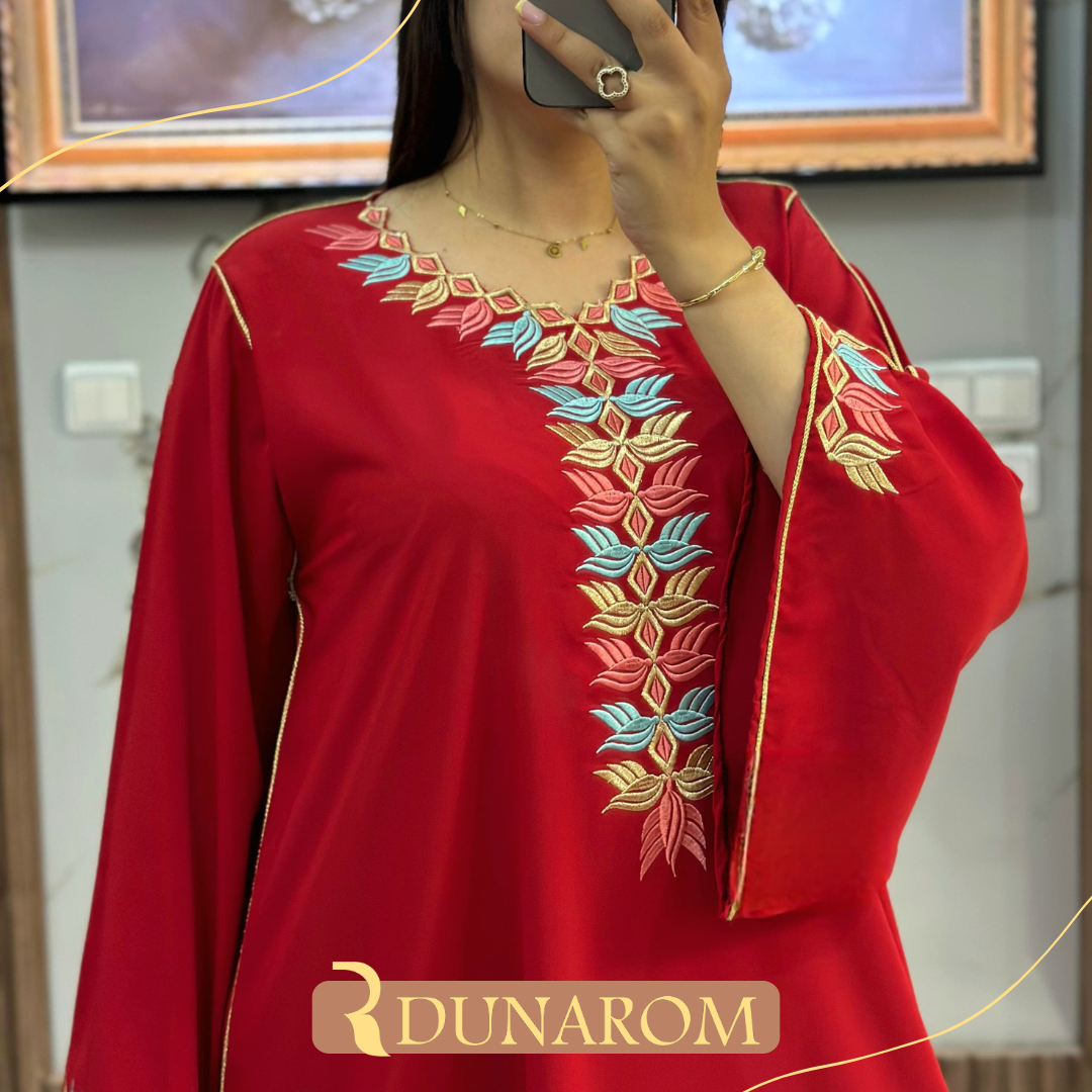 ❤️👑قفطان مغربي فصالة كلوش أنيق
