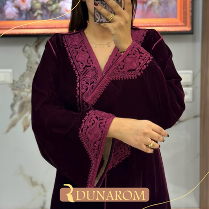 😍✨ قفطان مبرة تاج الفاخر