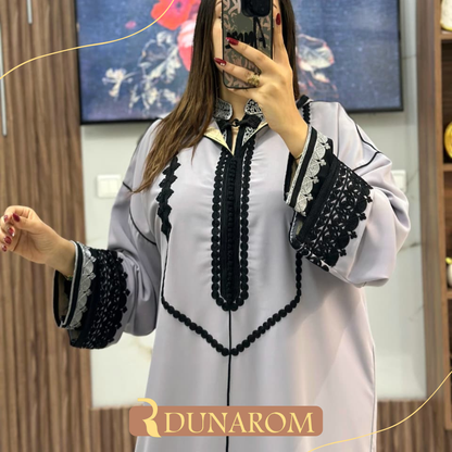 ❤️قفطان  أنيق الكريب السامبل (Copy)