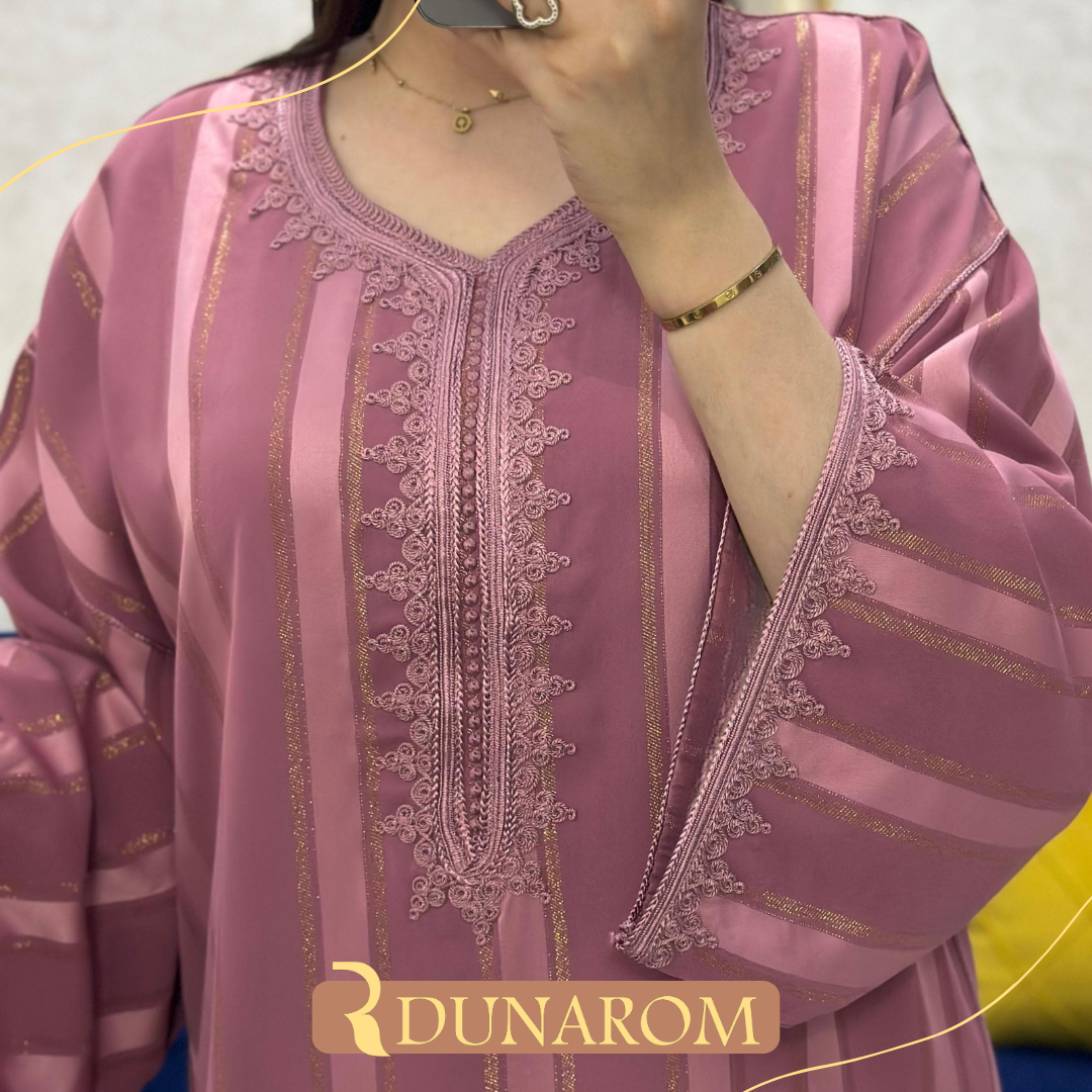 👑 قفطان كريب دوسوا كوريا جوهرة
