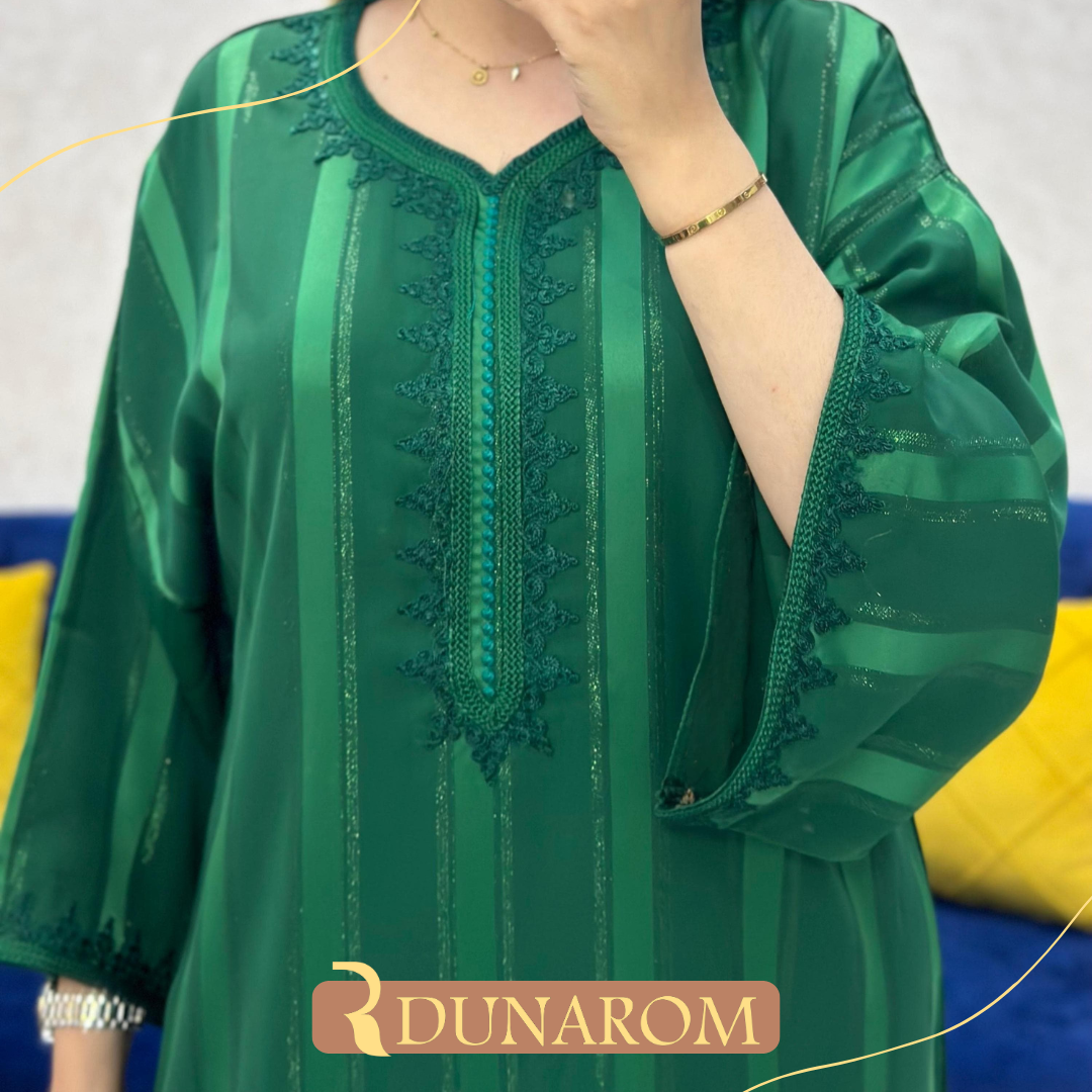 👑 قفطان كريب دوسوا كوريا جوهرة