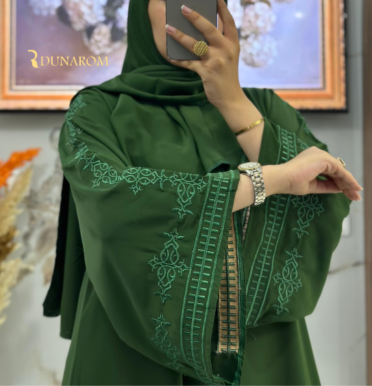 عباية مغربية عصرية مطرزة ✨