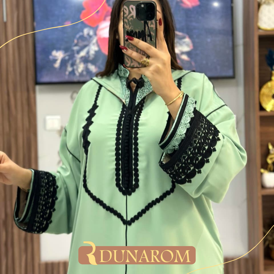 ❤️قفطان  أنيق الكريب السامبل (Copy)