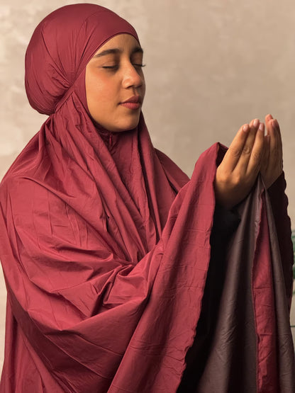 ❤️لباس صلاة 4 في 1 داخل حقيبة صغيرة