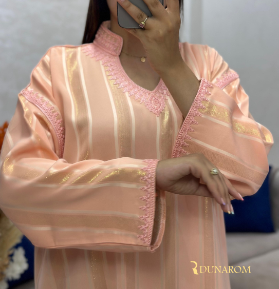 💎 قفطان كريب دوسوا كوريا جوهرة