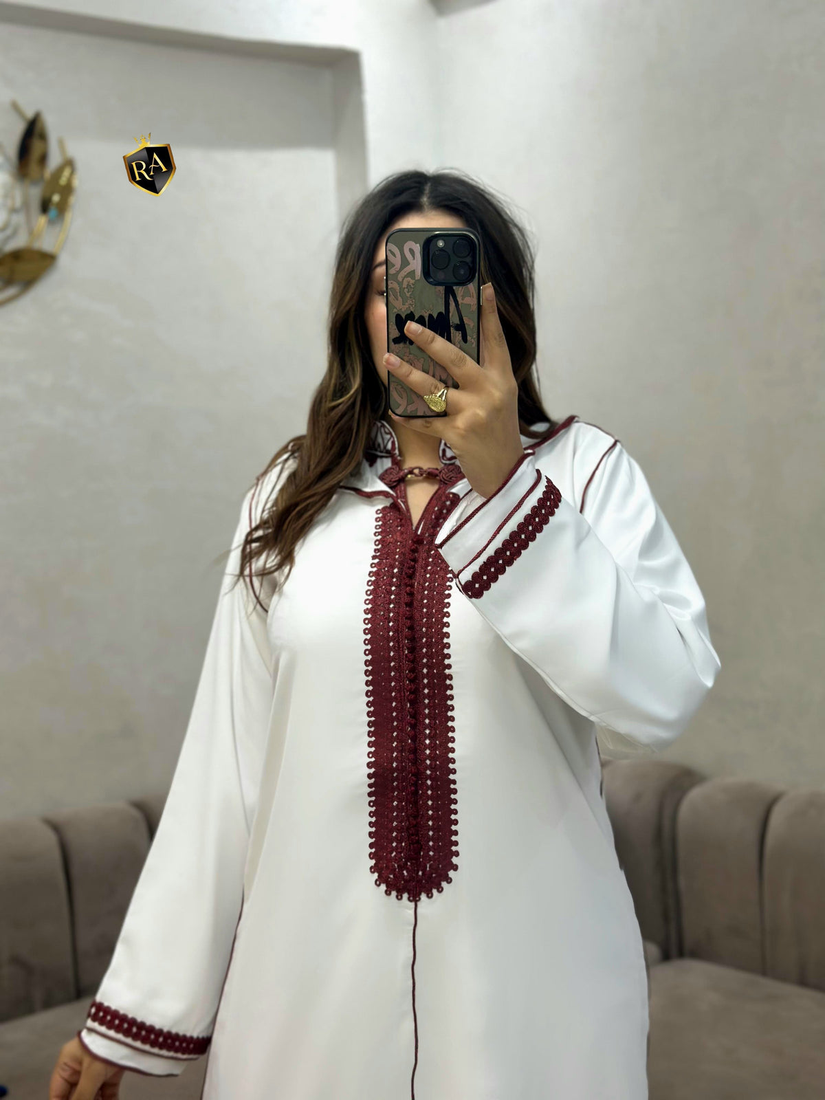 ❤️😍 جلابة 2 بياس فخمة ملكية