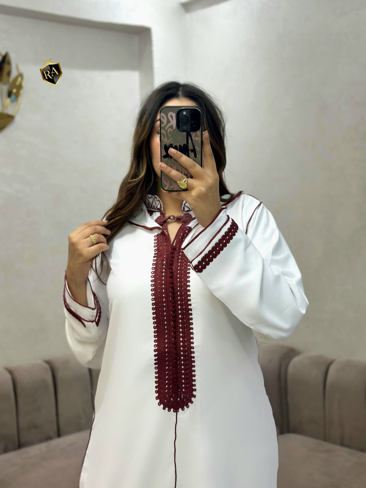 ❤️😍 جلابة 2 بياس فخمة ملكية
