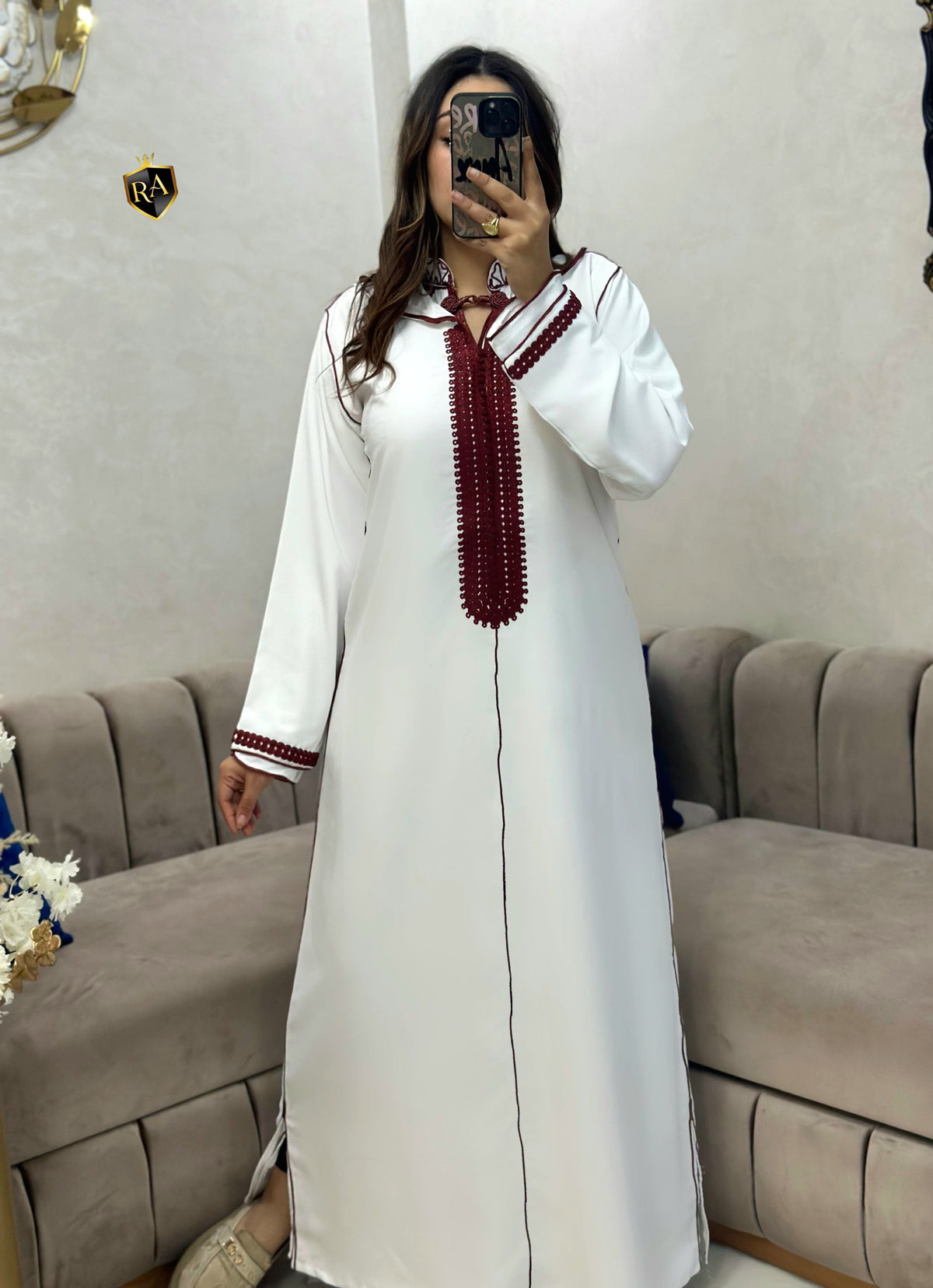 ❤️😍 جلابة 2 بياس فخمة ملكية